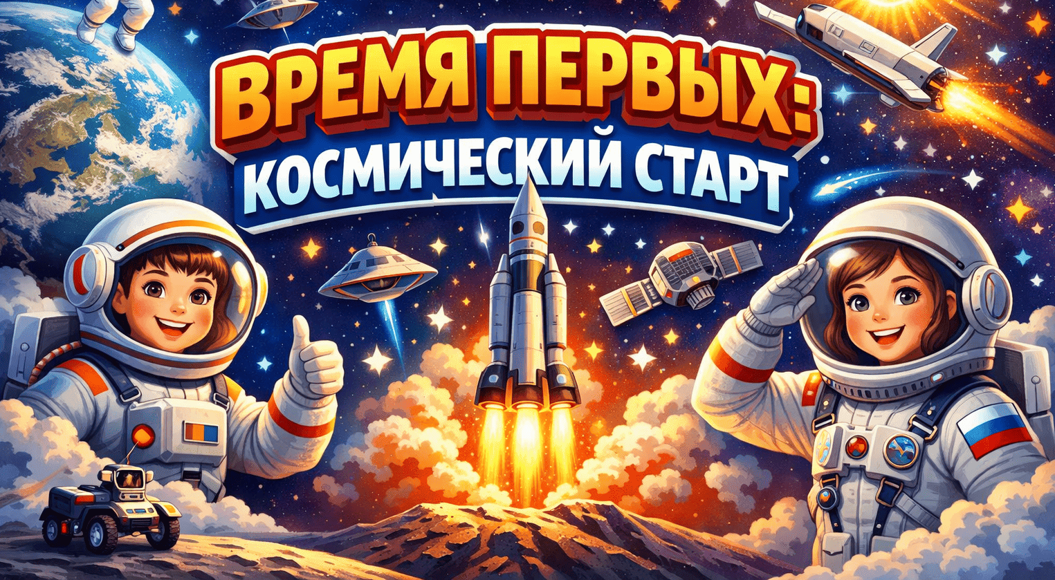 Всероссийский конкурс детско юношеского творчества Время первых Космический старт 1